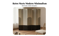 Foldable Design Multi-Panel Folding Screen Vintage Design Room Divider Bamboo Print Portable Partition Mobile for Guesthouse Owners, Interior Decorators, Office Workers, Bedroom, Studio Apartment, Restaurant
