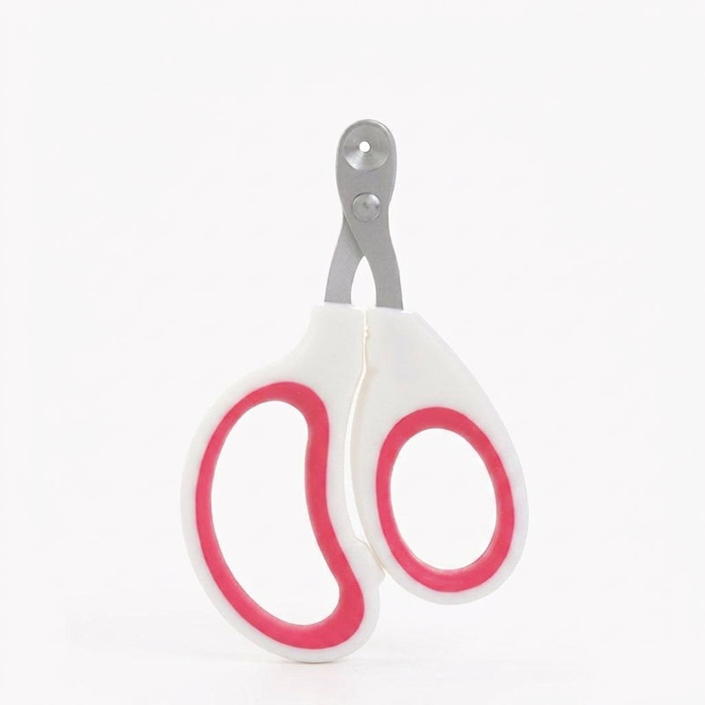 Nail Clippers and Stainless Steel Nail Scissors for Cat Grooming, Professional Dog Nail Clippers with a Safety Guard, Ergonomic Easy Grip Handle