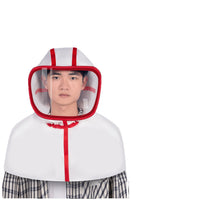 Acid-Alkali Resistant Face Shield with Head Cover, Anti-Corrosion, Anti-Impact, Anti-Splash, Dust Barrier