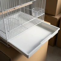Bird Cage and Parrot Cage, Single Level Rectangular Guinea Pig Cage and Pigeon Cage, Folding Indoor Pet Cage for Budgie Parakeet, Pack of 20