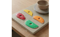 6 Pieces Silicone Pottery Rib Set Multi-Functional Ceramic Modeling Tool Kit