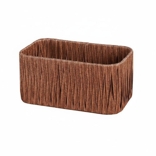 Divided Woven Storage Container Rattandesign Multi-Compartment Organizer