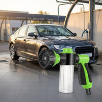 Spray Bottle with Soap Dispenser for Car Cleaning, Pump Sprayer Car Wash Kit with Foam, Garden Hose Nozzle with Handle, High Pressure 1 Pack