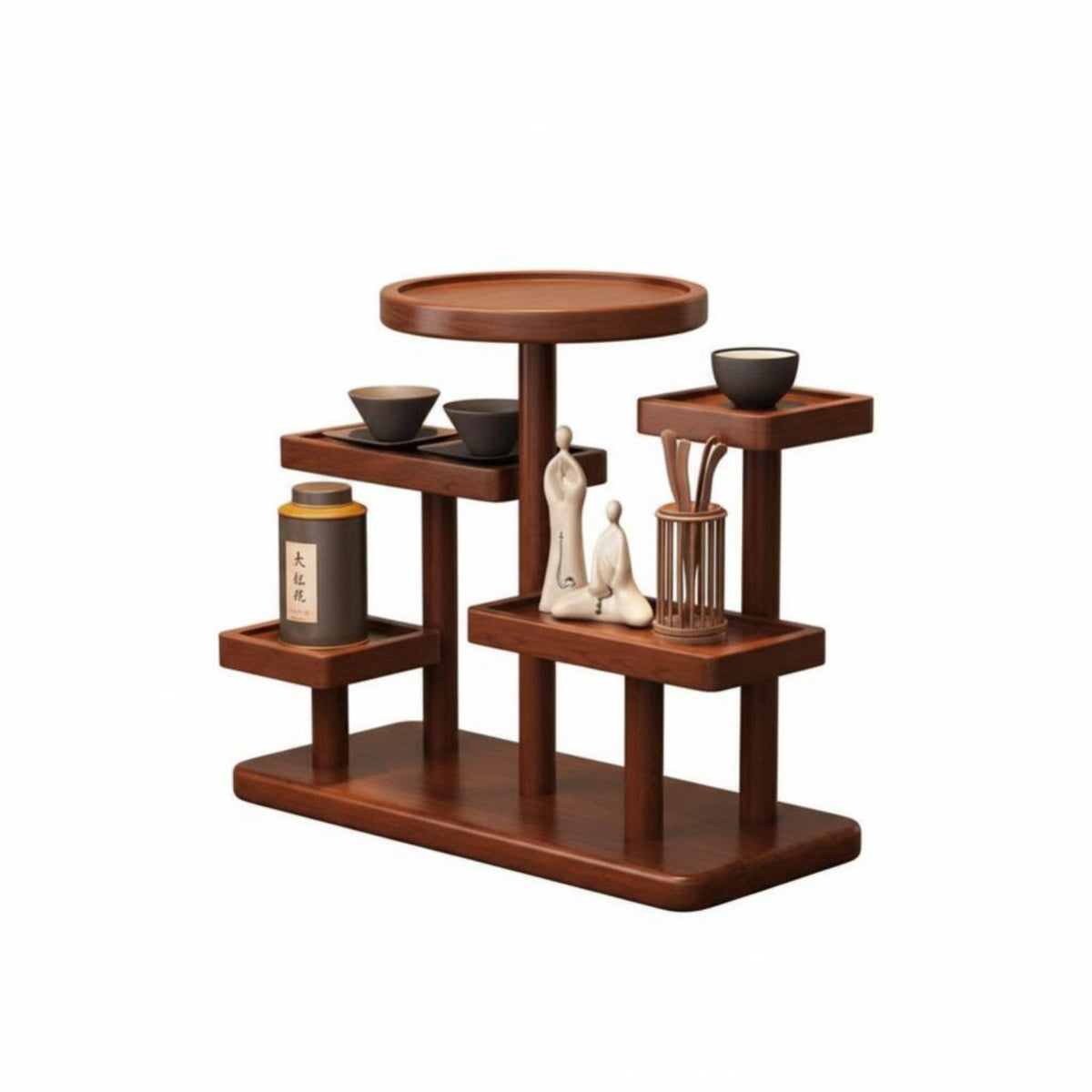 Multi-Tiered Plant Shelf Stepped Shape Home Decor Unrestricted Standing