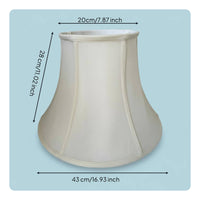 Textile Lampshade American Design Top Fit Lamp Shade Easy to Install for Bedroom
