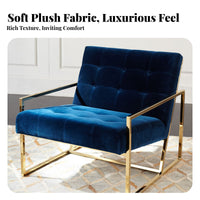 Upholstered Single Sofa Nordic Design Oversized Comfy Armchair Modern Minimalist Comfortable for Business Owners, Reception Area