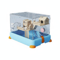 Acrylic Hamster Enclosure Large Space Acrylic Hamster Enclosure Kit Easy To
