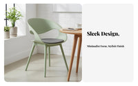 Minimalist Design Cutout Backrest Chair Versatile Home Seating Sturdy Construction Easy Assembly for Business Owners, Interior Designers, Office, Reception Area, Dining Room, Kitchen