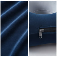 Lightweight U-Shaped Neck Pillow Portable Inflatable Neck Pillow Compact Foldable for Travelers, Commuters, Road Trips, Office Rest