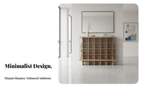Minimalist design Multi-Tier Open Cabinet Modern Design Display Shelf Designer Inspired Shelving Unit Multifunctional for Apartment Dwellers, Homeowners, Students, Entryway, Living Room, Home Office, Bedroom
