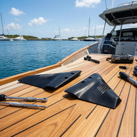 Outboard Motor Hydrofoil Molded Hydrofoil Stabilizer Enhanced Stability Outboard Stabilizer Fin