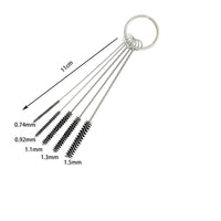 Airbrush Cleaning Brush Set Clog Removal Nozzle Cleaning Brush Set for Painters