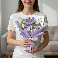 Handmade Yarn Flower Arrangement Unique Gift Woven Floral Arrangement