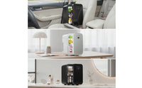 Portable Mini Refrigerator with Digital Display Compact 10L Mini Fridge Low-Silhouette Drink Fridge with Digital Display Transparent for Renters, Bedroom, Car