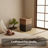 Two-Tone Drawer Unit Minimalist Aesthetic Nightstand Modern Design