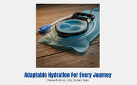 TPU Hydration Bladder, Water Reservoir for Hiking, Cycling, Camping, Leakproof, Portable
