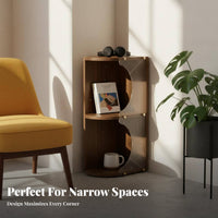 Narrow Bedside Cabinet Space-Saving Bedside Nightstand space-efficient for Small Spaces