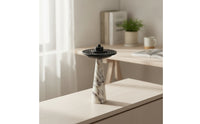 Scented Cone Stand Holder with Marble Base Modern Marble Scented Cone Stand Holder Sculptural for Living Room