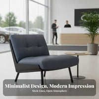 Single Sofa Chair Minimalist Design Upholstered Tub Chair Modern and design firm-density Foam padding for Adults, Cafe, salon