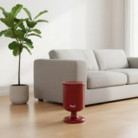 High-Foot Trash Can No-Bend Design Goblet Shaped Trash Bin Retro Design