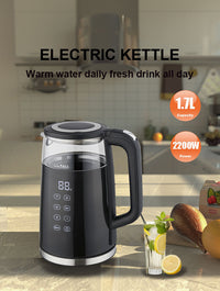 Smart Electric Kettle 1.7L Touch Screen 220V