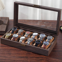 Wooden Watch Box Gift Packaging Watch Holder Box Soft Silk-Feel Interior