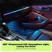 App-controlled RGB car LED lights