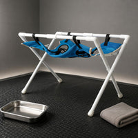 Pet Grooming Cradle Cylindrical Metal Nail Trimming Cradle Stable Hanging