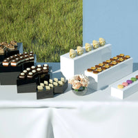 Acrylic Dessert Riser Modern Design Food Display Pedestal Easy to Arrange
