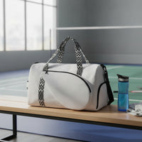 Large Capacity Badminton Racket Bag Portable Wet Dry Separation Bag Lightweight Easy to Clean for Training