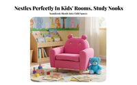 Soft creature Character Chair Kid-Sized children's Furniture Comfortable Seating Supportive build for Daycare Center, Playroom