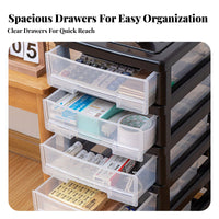 Multi-Level Rolling Cart Space-Saving Design Home Organization Large Capacity