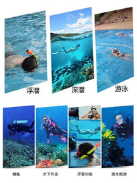 Taiwan Diving Mask Tempered Glass Liquid Black Silicone with Exhaust Valve