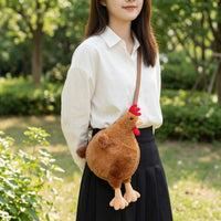 Soft-Toy Chicken Bag Large Capacity Chicken Soft-Toy Bag Gift Idea for Girls