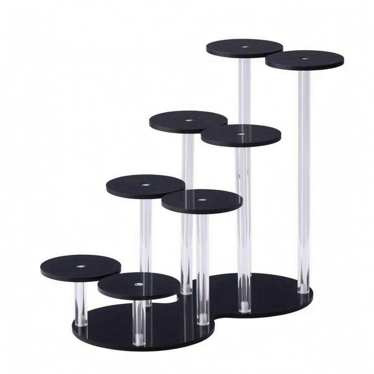 Perfume Display Stand Multi Level Tiered Display Stand Oval Base