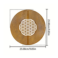 Metal Wind Weather Resistant Foldable Metal Spiral Ornament Artisanal