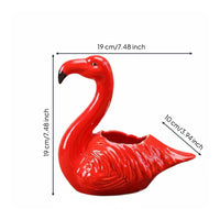 Flamingo Flower Pot Decorative Flamingo Planter Sturdy for Balcony