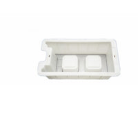 Plastic Manhole Block Mold Rectangular Chamber Block Mold Open-Top Rigid for Contractors, Masons, Construction Site, Workshop