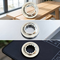 Alloy Centerlock Rotor Lockring Slim-Profile Centerlock Lockring Thru-Axle Disc Rotor Lock Fastener Secure for Cyclists