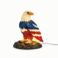Eagle Lamp Glowing Tabletop Lamp Patriotic for Shelf