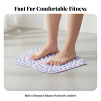 Foot-Shaped Massage Pad Ergonomic Design Foot Optimal Firmness Reflexology Stepping Pad for Office Workers, Home, Washroom