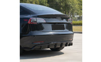 Aerodynamic Bumper Lip with Fins Scratch-Resistant Rear Bumper Lip Long-Lasting Trim Sturdy