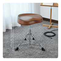 Saddle Drum Throne Thickened Cushion Adjustable Drummer Seat for Percussionists
