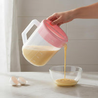 Egg Beater Mixer Pitcher Large Capacity Lidded Measuring Jug Two-in-onePurpose