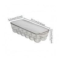 Transparent Ovoid Food Item Storage Container Molded Cups Ovoid Food Item Tray