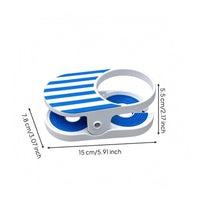 Couch Cup Holder Tray Striped Sofa Arm Cup Holder Lightweight