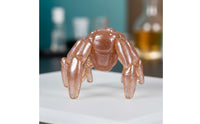 Stress Relief Alien Creature Press Toy Glitter Filled Five-Legged Crab-Like Figure for Office