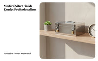 doubleHasp Steel Chest Confidential Storage Document Safe Resistant for Bank