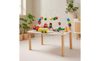 Young Child Activity Table with Bead Maze Fine Motor Toy Multi-Functional