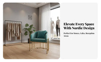 Wireframe Armchair Nordic design Single Sofa Sturdy Iron Frame Minimalist Design for Interior Decorators, perusing corner